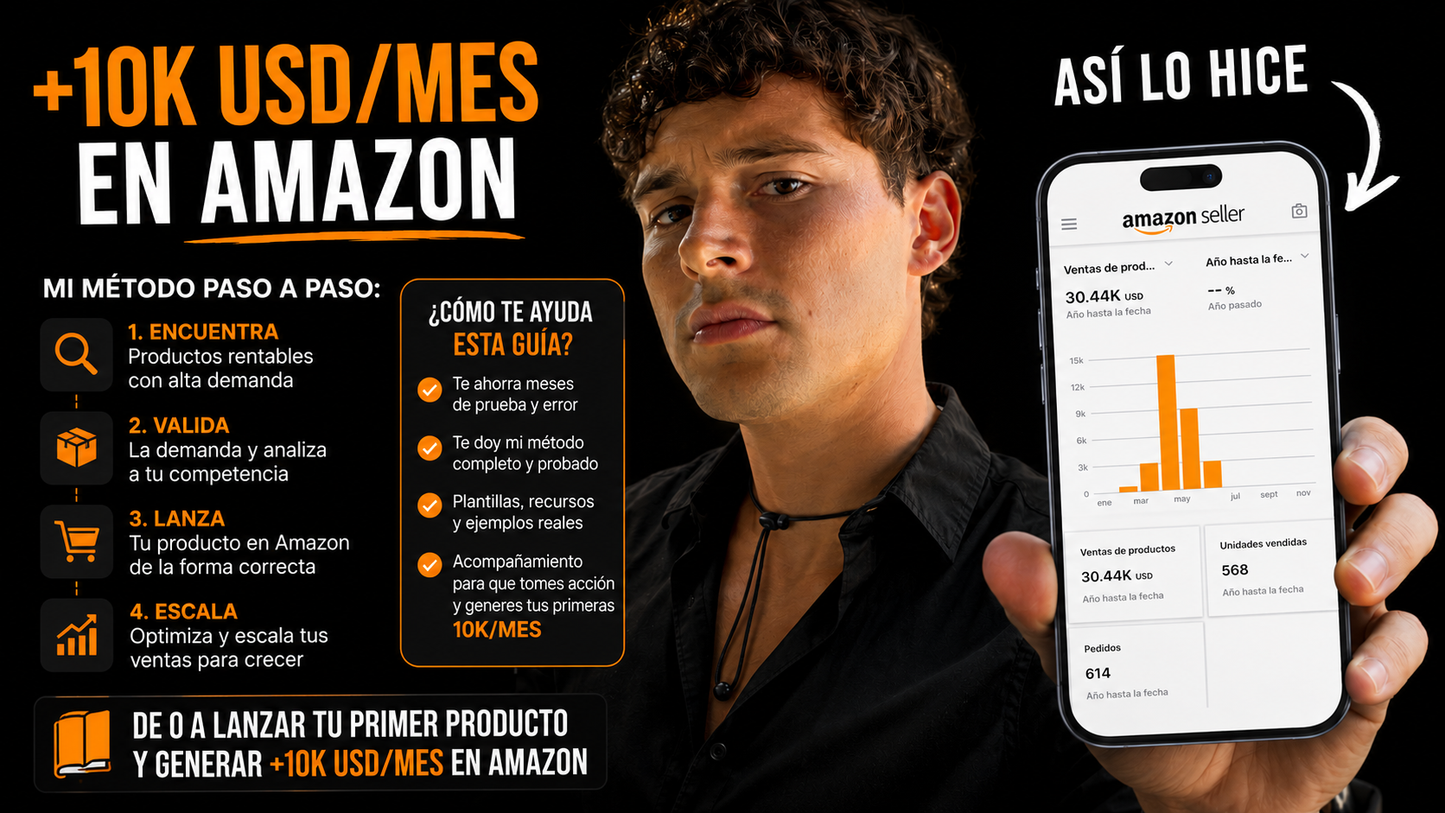 Método Amazon FBA: De 0 a $30K en 2 Meses | Guía Completa